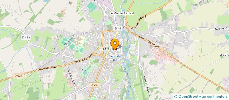 localisation de l'entreprise SCI DORGUIN à LA CHATRE