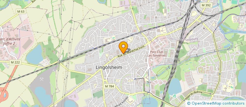 localisation de l'entreprise SCI DORI  LINGOLSHEIM