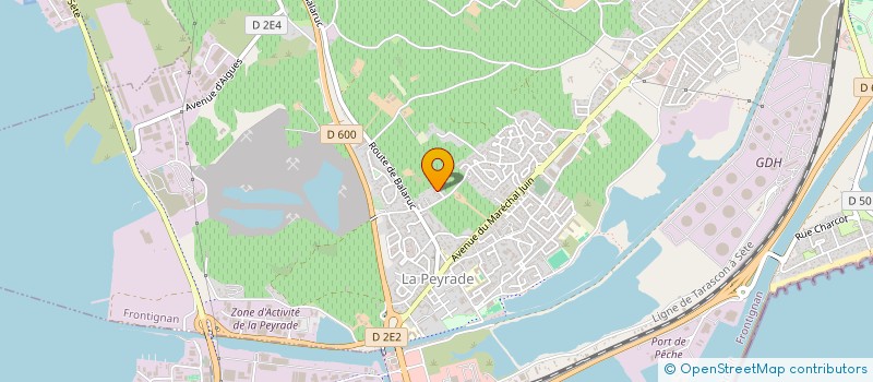 localisation de l'entreprise SCI DORIAN à FRONTIGNAN