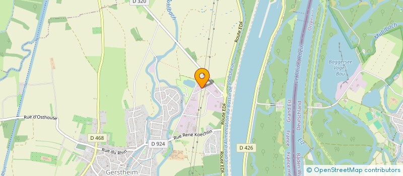 localisation de l'entreprise SCI DORIAN EVAN  GERSTHEIM