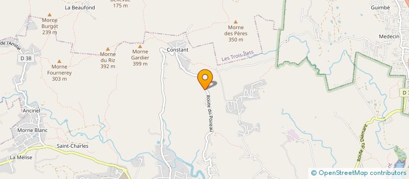 localisation de l'entreprise SCI DORIANE VILLAGE  DIAMANT