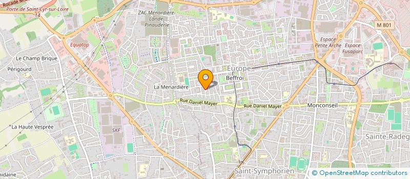 localisation de l'entreprise SCI DORIDANT AND CO  TOURS