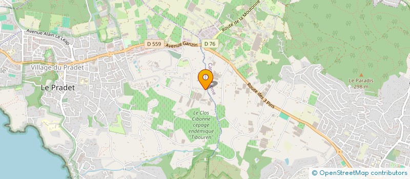 localisation de l'entreprise SCI DORIELANDRE II  LE PRADET