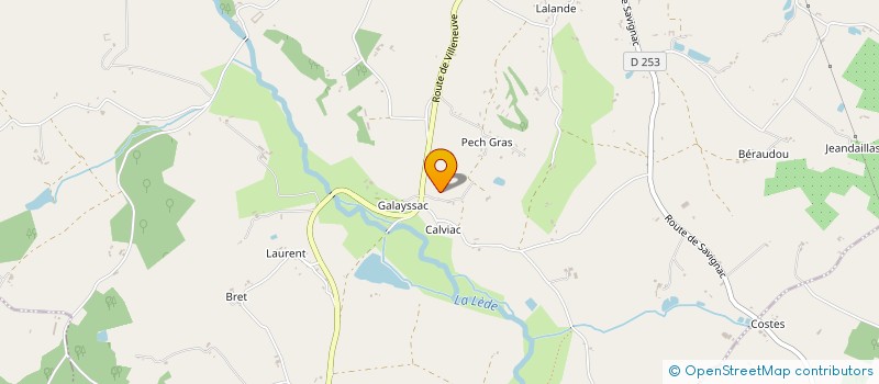 localisation de l'entreprise SCI DORIELLE  MONFLANQUIN