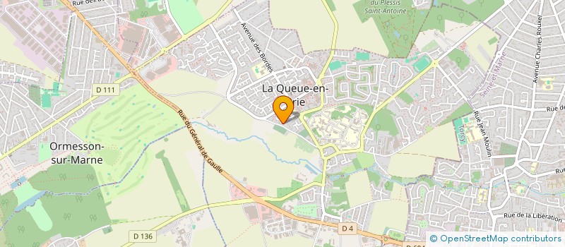 localisation de l'entreprise SCI DORIMAR  LA QUEUE-EN-BRIE