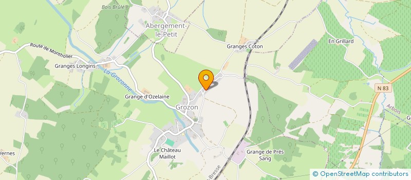 localisation de l'entreprise SCI DORIMMO  GROZON