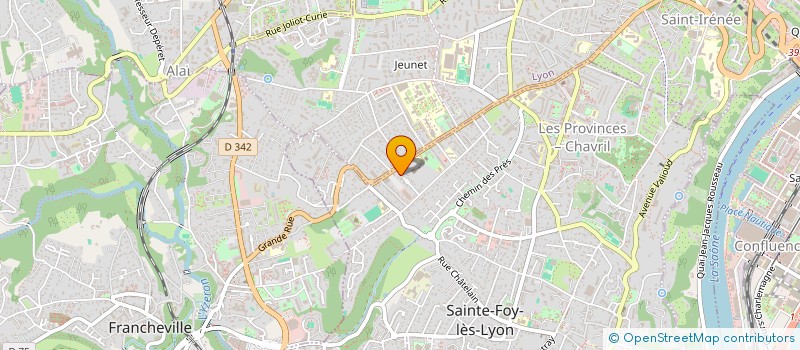 localisation de l'entreprise SCI DORIN  SAINTE-FOY-LES-LYON