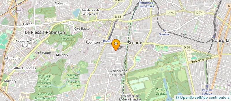localisation de l'entreprise SCI DORIN  SCEAUX