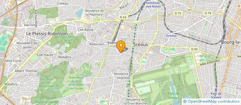 localisation de l'entreprise SCI DORIN SCEAUX à SCEAUX