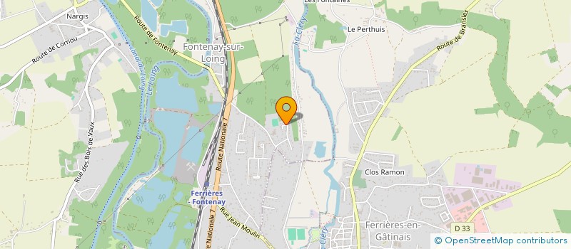 localisation de l'entreprise SCI DORINDA  FONTENAY-SUR-LOING