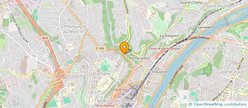 localisation de l'entreprise SCI DORISIE  LYON 9EME