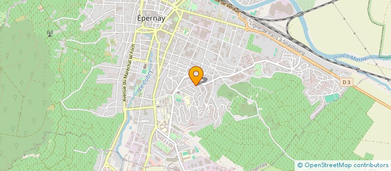 localisation de l'entreprise SCI DORLE  EPERNAY