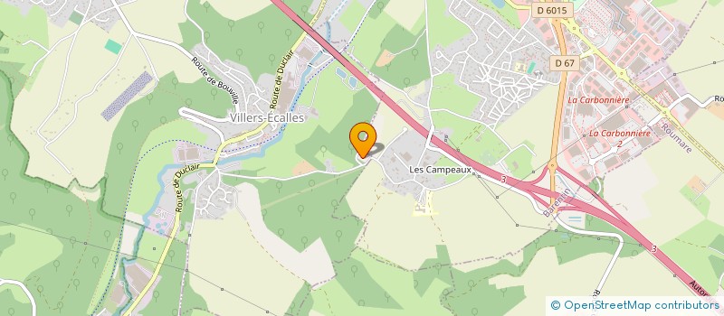 localisation de l'entreprise SCI DORLEAC  VILLERS-ECALLES