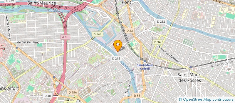 localisation de l'entreprise SCI DORLIA à SAINT-MAUR-DES-FOSSES