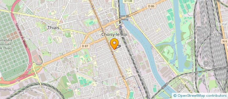localisation de l'entreprise SCI DORLOTIN à CHOISY-LE-ROI