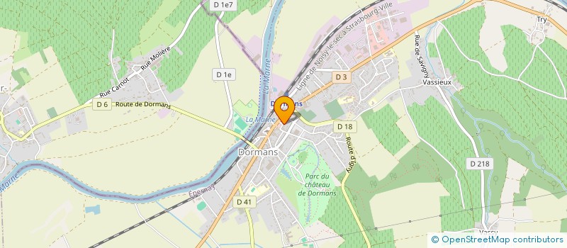 localisation de l'entreprise SCI DORMANS VALLEE  DORMANS