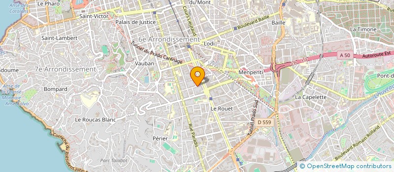 localisation de l'entreprise SCI DORMONT à MARSEILLE
