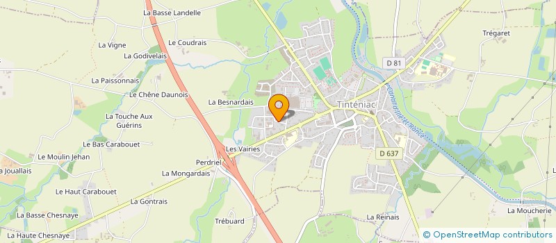 localisation de l'entreprise SCI DORN CAZALEE  TINTENIAC