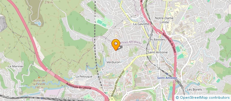 localisation de l'entreprise SCI DORNIC à MARSEILLE