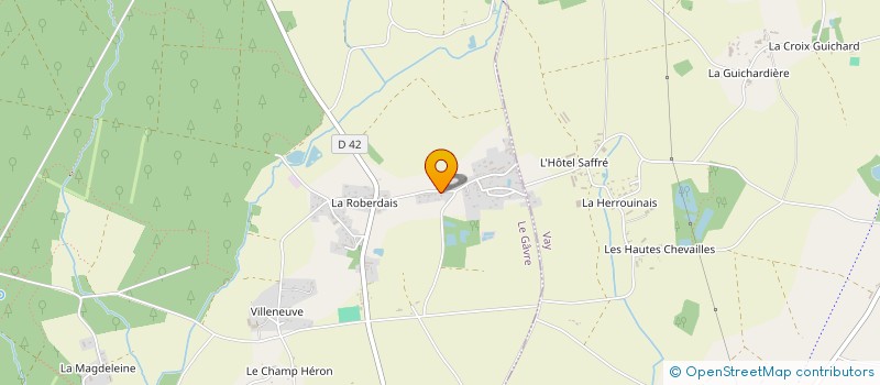 localisation de l'entreprise SCI DOROBA  LE GAVRE