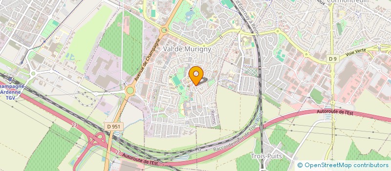 localisation de l'entreprise SCI DOROLUC  REIMS