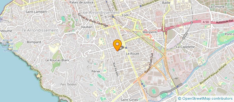 localisation de l'entreprise SCI DORON à MARSEILLE