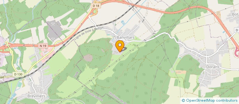localisation de l'entreprise SCI DOROTHEE DEUDON à BANVILLARS