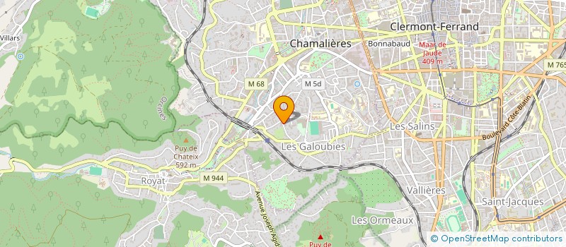 localisation de l'entreprise SCI DOROVIER  CLERMONT-FERRAND