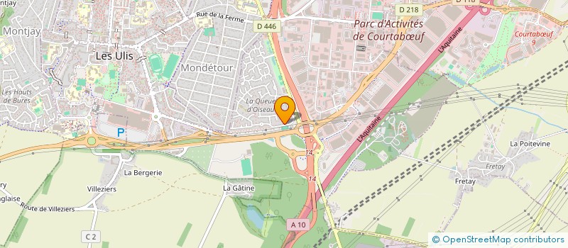 localisation de l'entreprise SCI DORRAH  LES ULIS