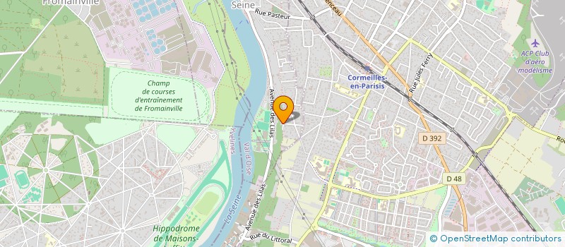 localisation de l'entreprise SCI DORSTA  LA FRETTE-SUR-SEINE