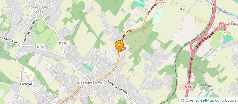 localisation de l'entreprise SCI DORTIS  CASTELMAUROU