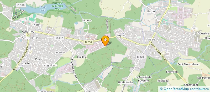 localisation de l'entreprise SCI DORUS  SEIGNOSSE