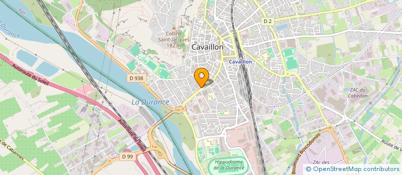 localisation de l'entreprise SCI DORVIC  CAVAILLON