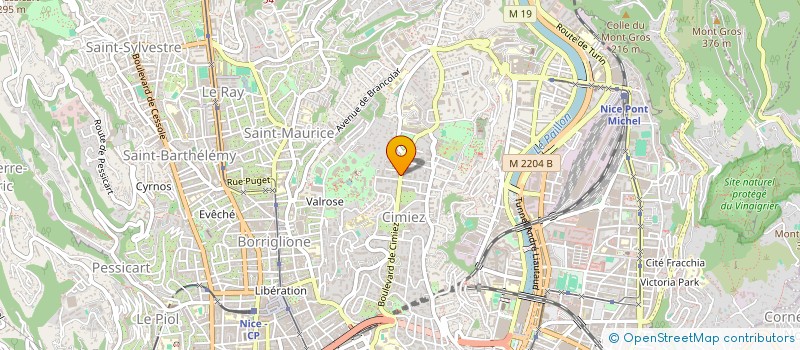 localisation de l'entreprise SCI DORVILLE  NICE
