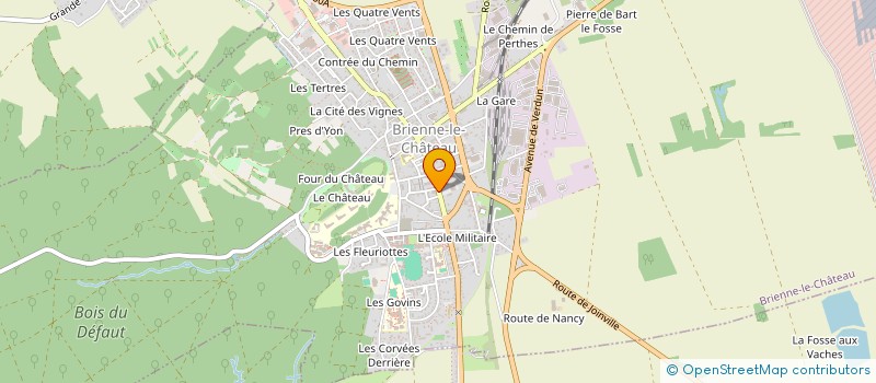 localisation de l'entreprise SCI DORYALEX  BRIENNE-LE-CHATEAU