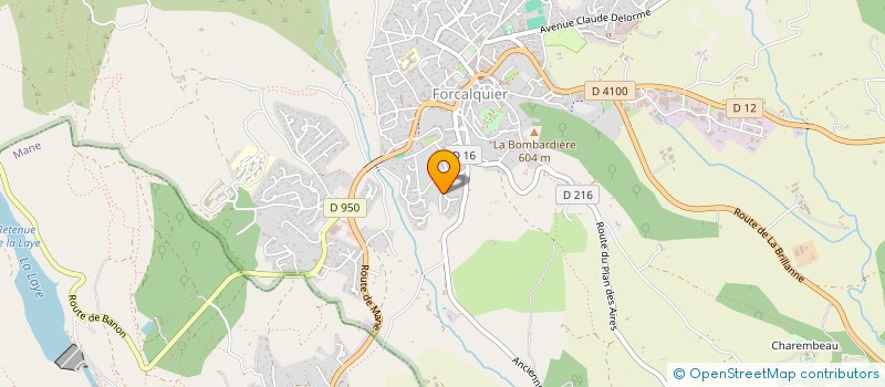 localisation de l'entreprise SCI DORYAN à FORCALQUIER
