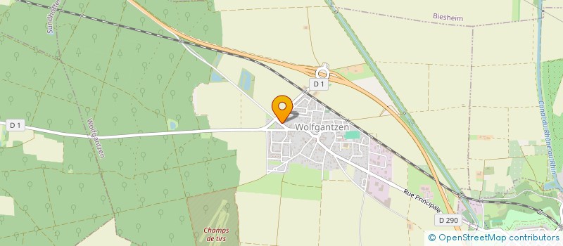 localisation de l'entreprise SCI DORYS  WOLFGANTZEN