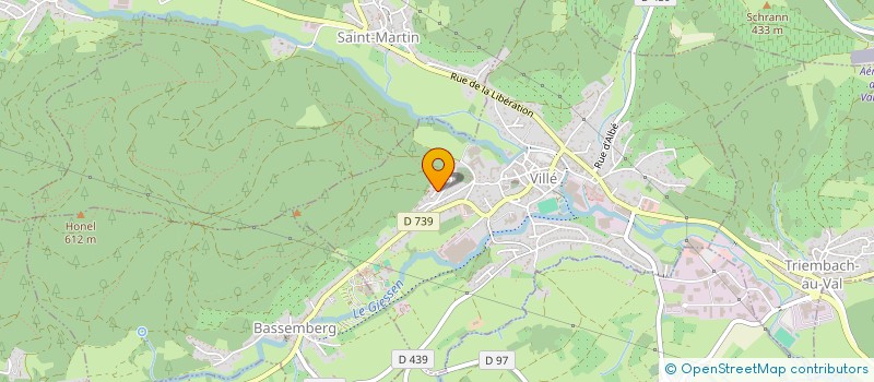 localisation de l'entreprise SCI DOS  VILLE