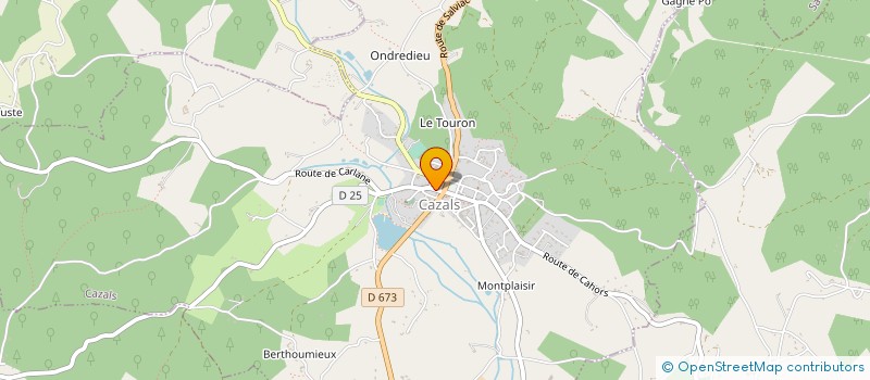 localisation de l'entreprise SCI DOS RAMOS RADUGET  CAZALS