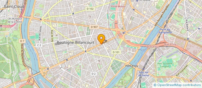 localisation de l'entreprise SCI DOS REIS à BOULOGNE-BILLANCOURT