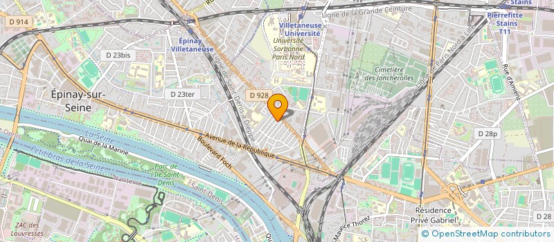 localisation de l'entreprise SCI DOS SANTOS à EPINAY-SUR-SEINE