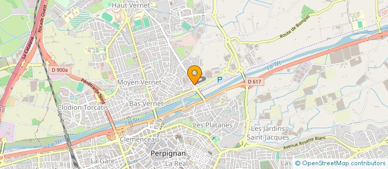 localisation de l'entreprise SCI DOS SANTOS  PERPIGNAN