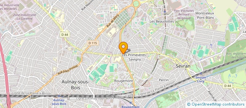 localisation de l'entreprise SCI DOS SANTOS à SEVRAN
