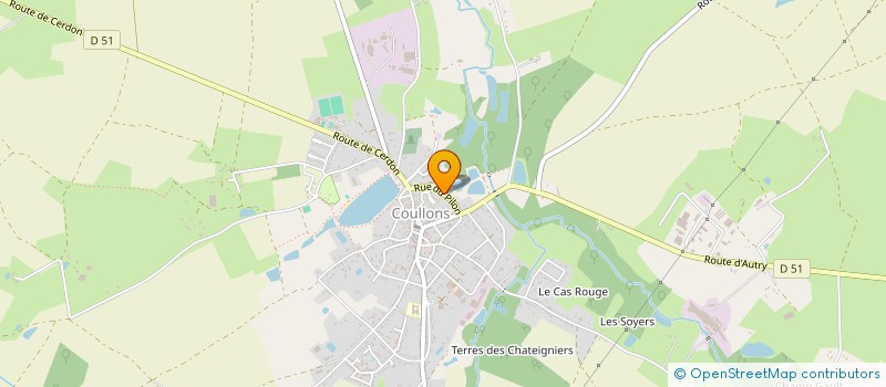 localisation de l'entreprise SCI DOS SANTOS à COULLONS