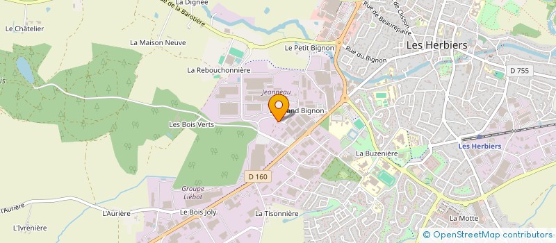 localisation de l'entreprise SCI DOS SANTOS MARQUES à LES HERBIERS