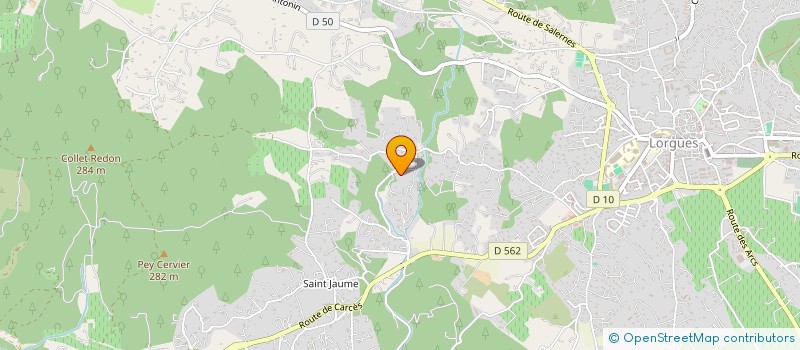 localisation de l'entreprise SCI DOSAME  LORGUES