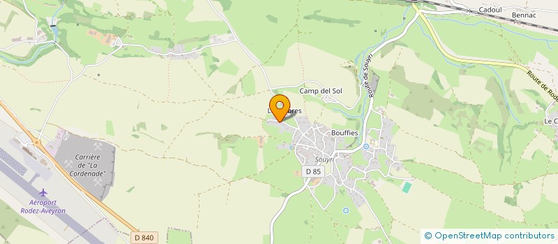 localisation de l'entreprise SCI DOSAND  SALLES-LA-SOURCE