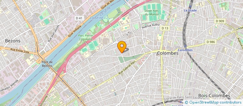 localisation de l'entreprise SCI DOSANTOS 26  COLOMBES