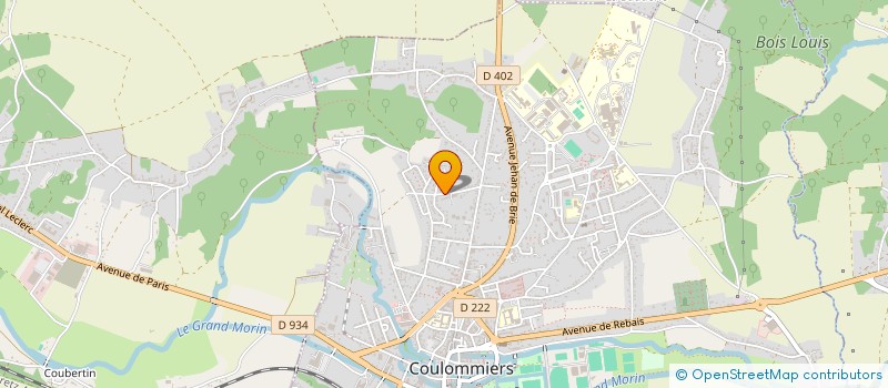 localisation de l'entreprise SCI DOSSANTOS-CHOUTEAU à COULOMMIERS
