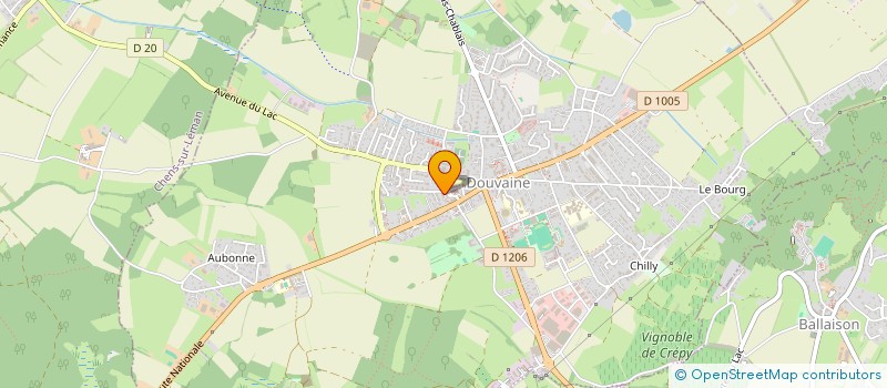 localisation de l'entreprise SCI DOST  DOUVAINE